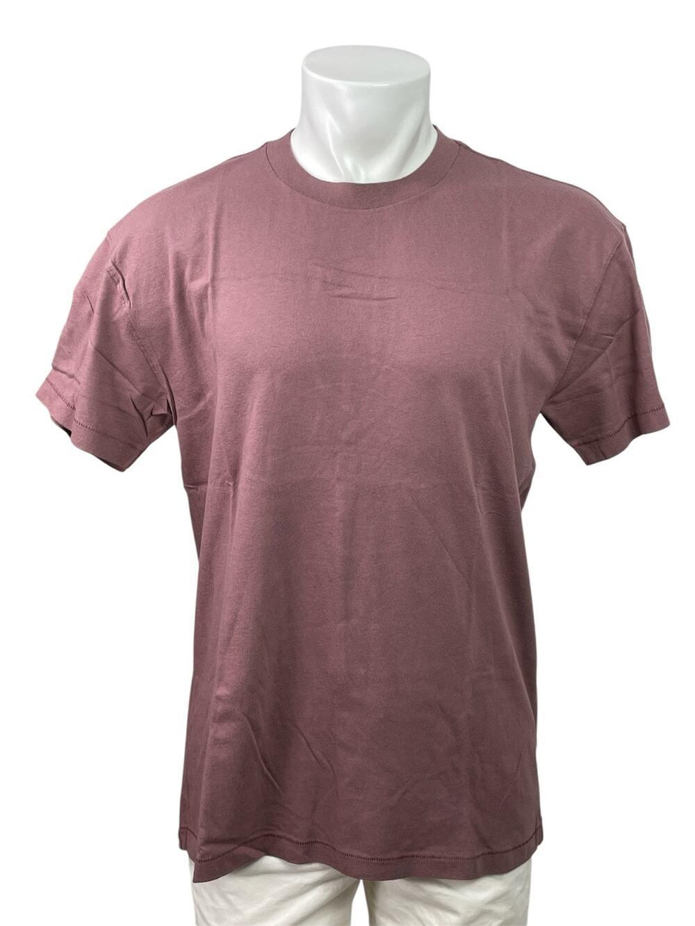 Abercrombie & Fitch Men's Mauve Short Sleeve Crewneck T Shirt Tee Top Size L